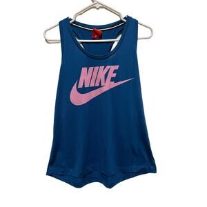 Nike Tank top Teal and Lavender Swoosh  Size Medium